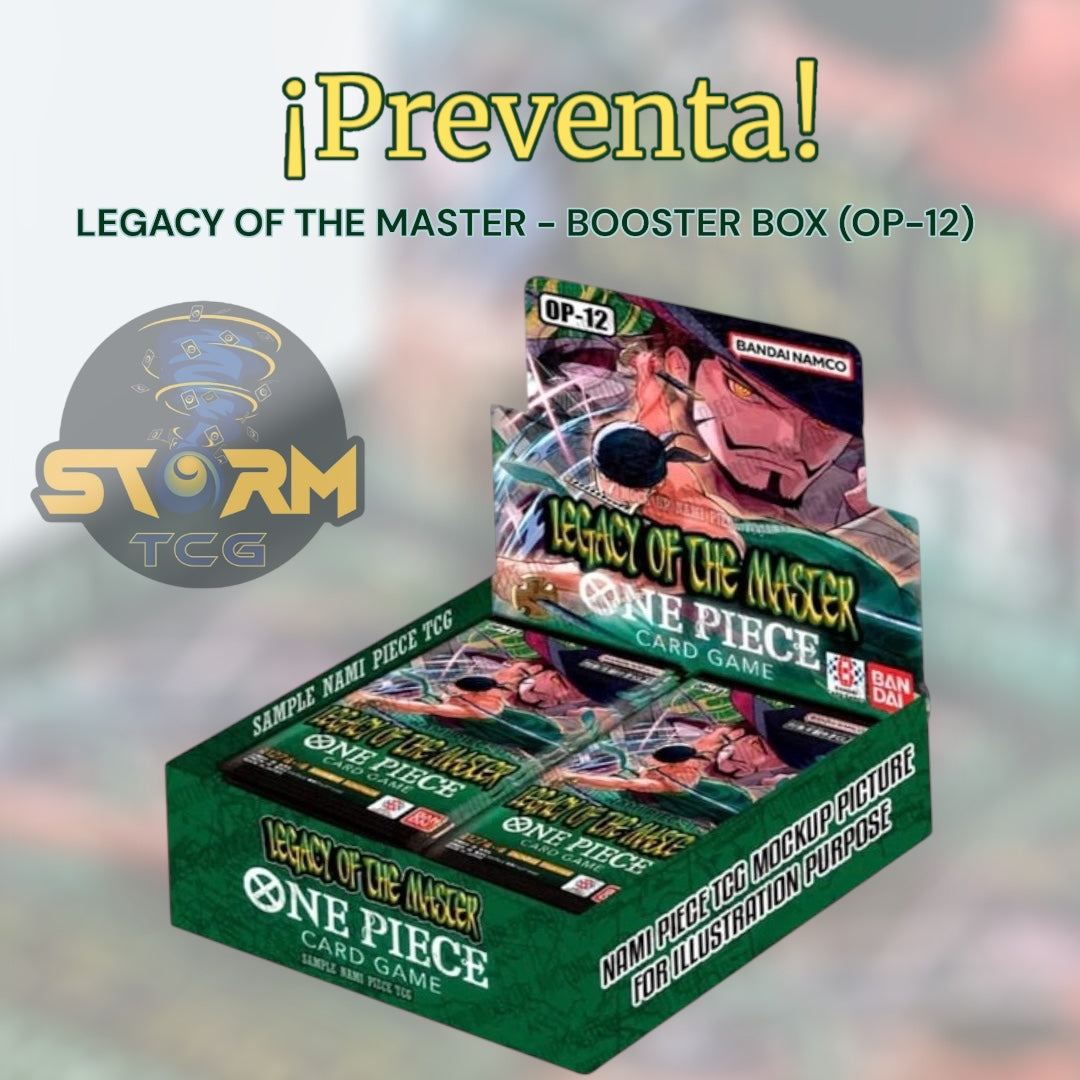 PREVENTA Booster Box OP12- LEGACY OF THE MASTER ( One Piece TCG)