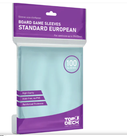 Protector Juego de Mesa Standard European 59x92mm