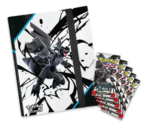 POKEMON TCG ESCARLATA Y PÚRPURA - FULGOR NEGRO - CARPETA PARA COLECCIONES