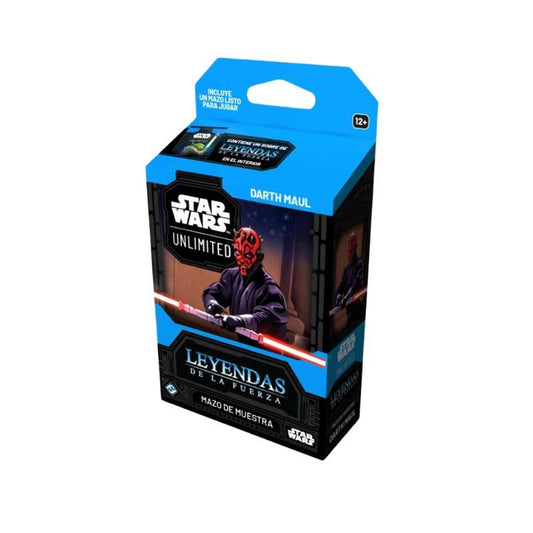 STAR WARS UNLIMITED: LEYENDAS DE LA FUERZA - MAZOS DE MUESTRA - DARTH MAUL (ESPAÑOL)