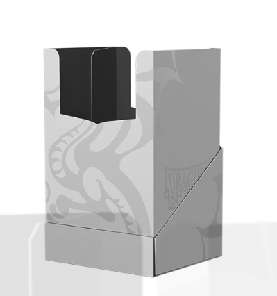 Deck shell &nbsp;100 cartas (portamazo) Dragon Shield - Blanco
